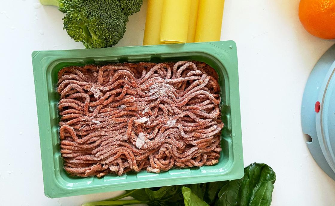 Как разморозить фарш сэндвич-методом?