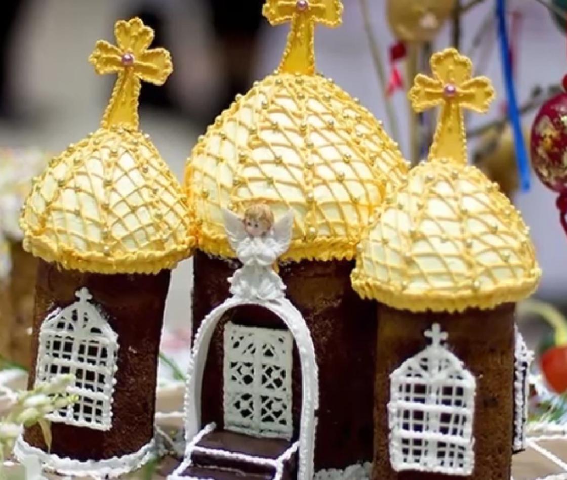 Как украсить пасхальный кулич: глазурь, посыпки и орнаменты Золотые купола