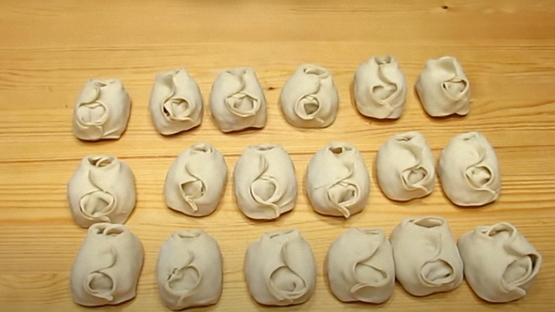 Как лепить манты классическим способом