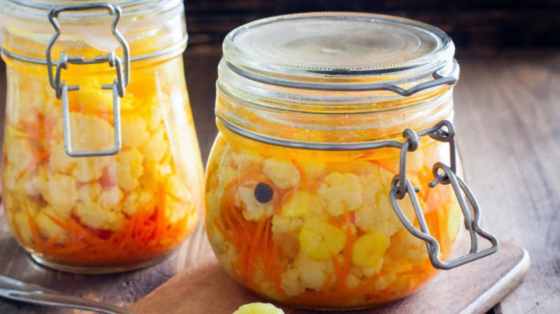 Пикантная цветная капуста по-корейски