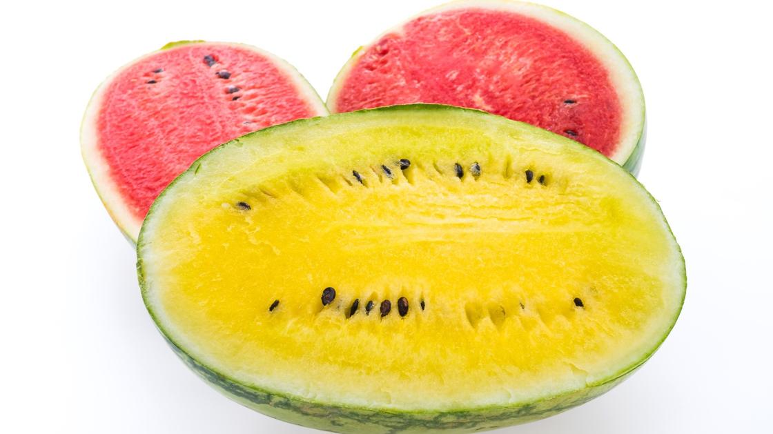 Арбузы бывают разного цвета