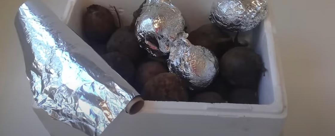 В холодильнике