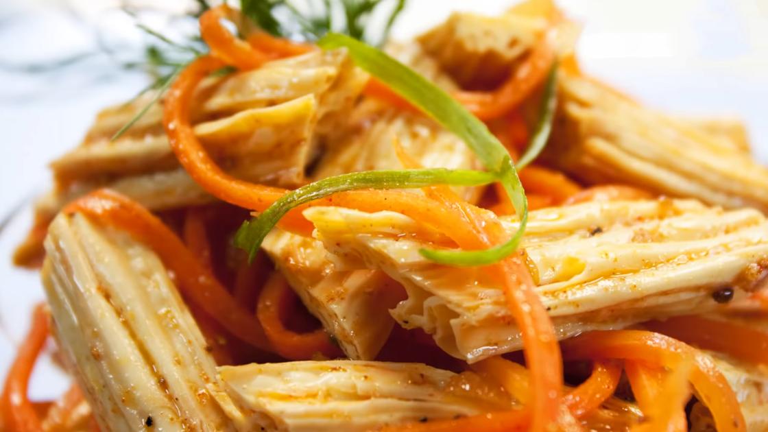 Соевая спаржа по-корейски