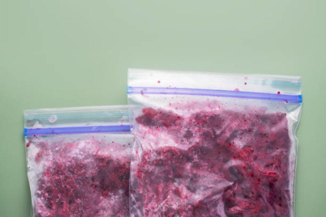 В морозилке