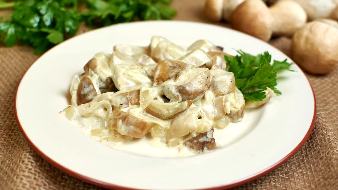 Как жарить свежие, вареные и замороженные белые грибы