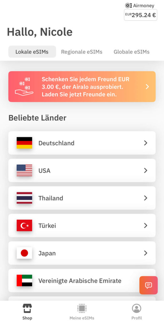 Таїланд eSim Simkarte Airalo