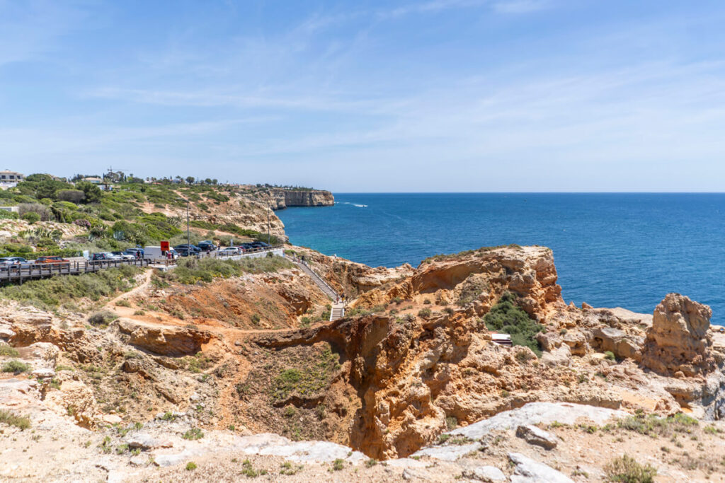 Набережна Carvoeiro Algarve Algar Seco
