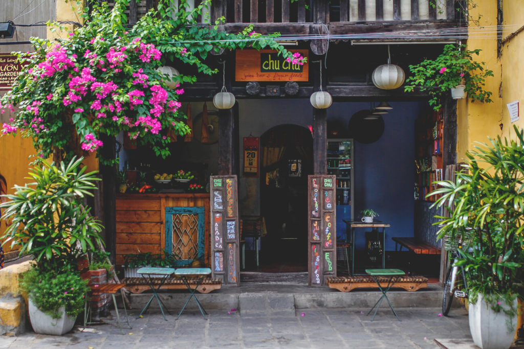 Hoi An in Vietnam Old Town Shops