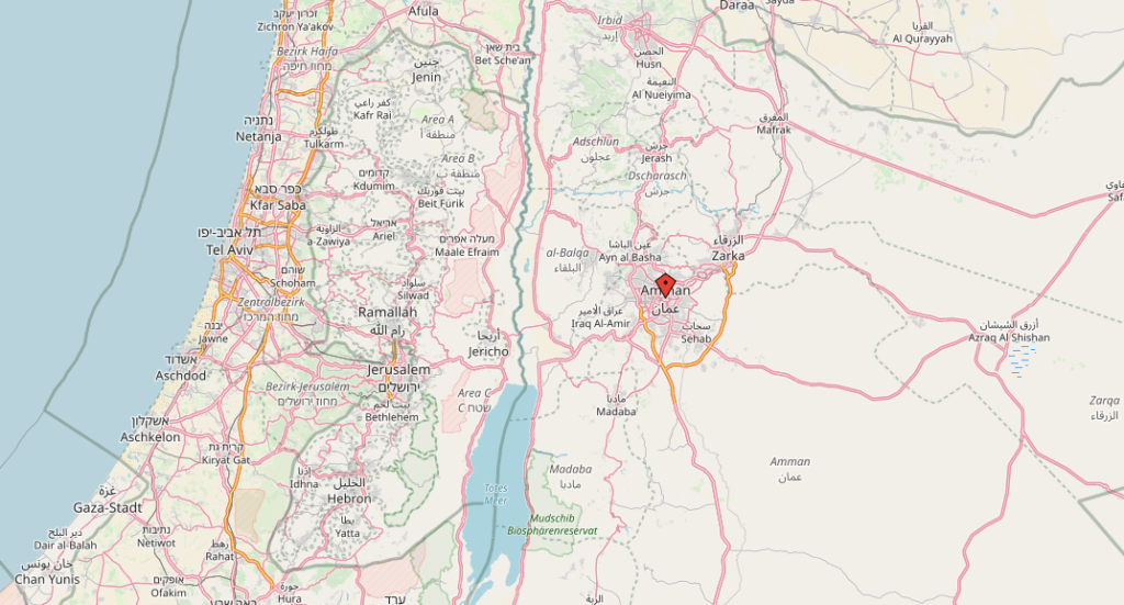 Amman-Karte-Openstreetmap
