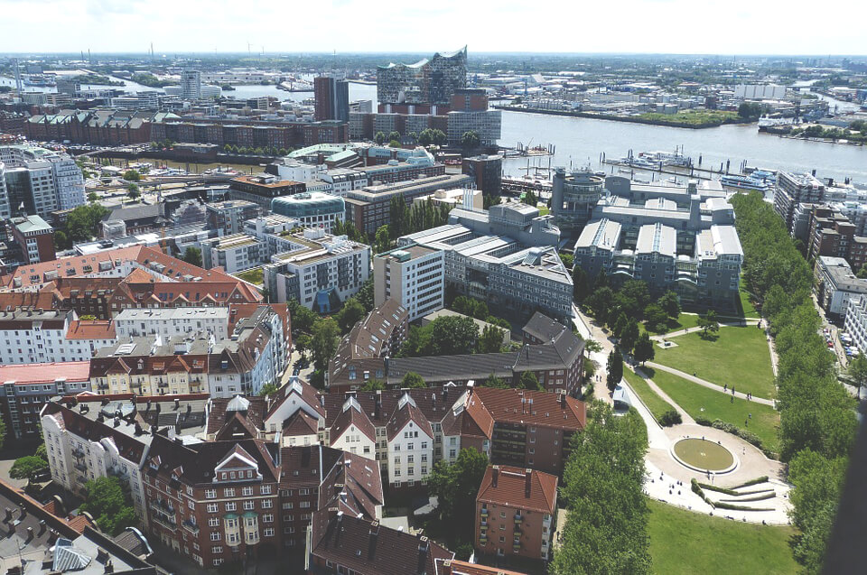 Aussicht-Hamburg-Michel-Panorama-Hafen
