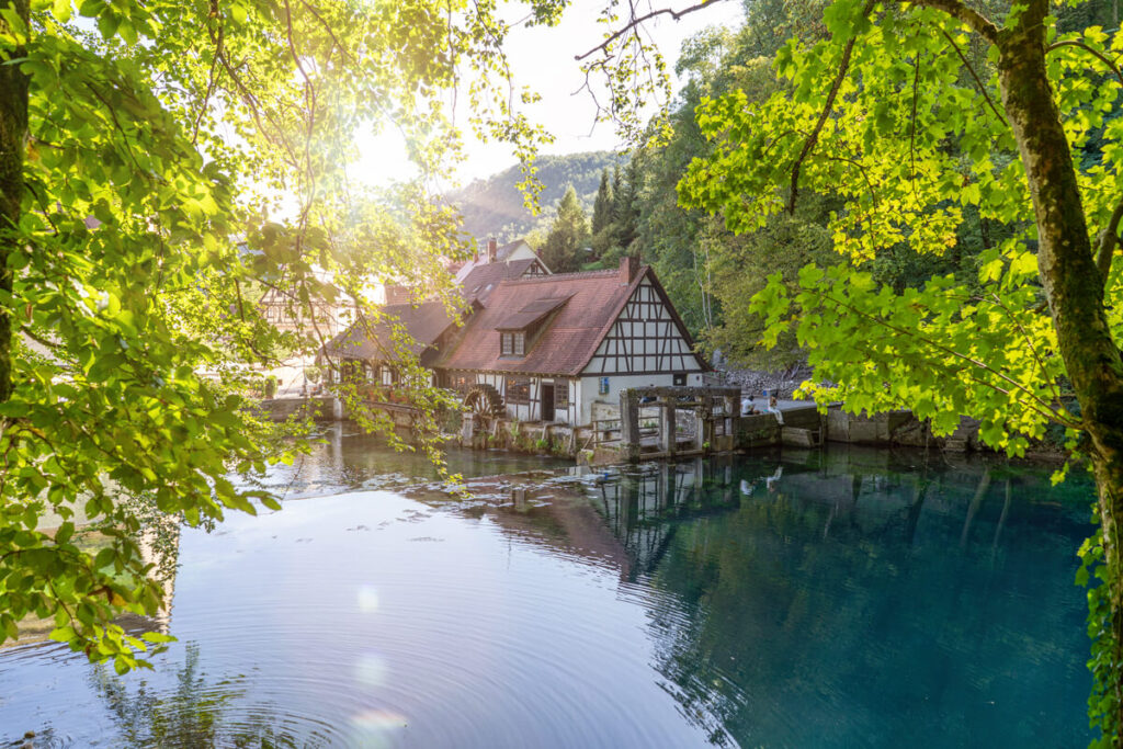 Württemberg Valley Cycle Route Blautopf Blaubeuren