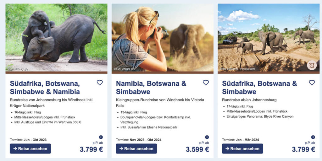 Pauschalreisen Botswana