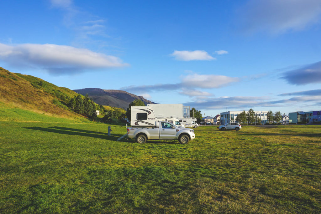 Campingplatz Island Zelten Hvammstangi