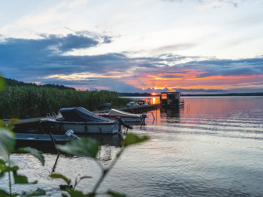 Campingplatz-Himmelpfort-Sonnenuntergang-Stolpsee