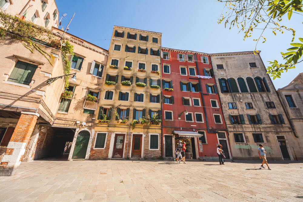 Venice Sights Jewish Quarter Cannaregio