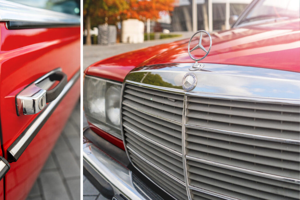 Detailaufnahme-Oldtimer-Mercedes-Benz-Museum-Stuttgart