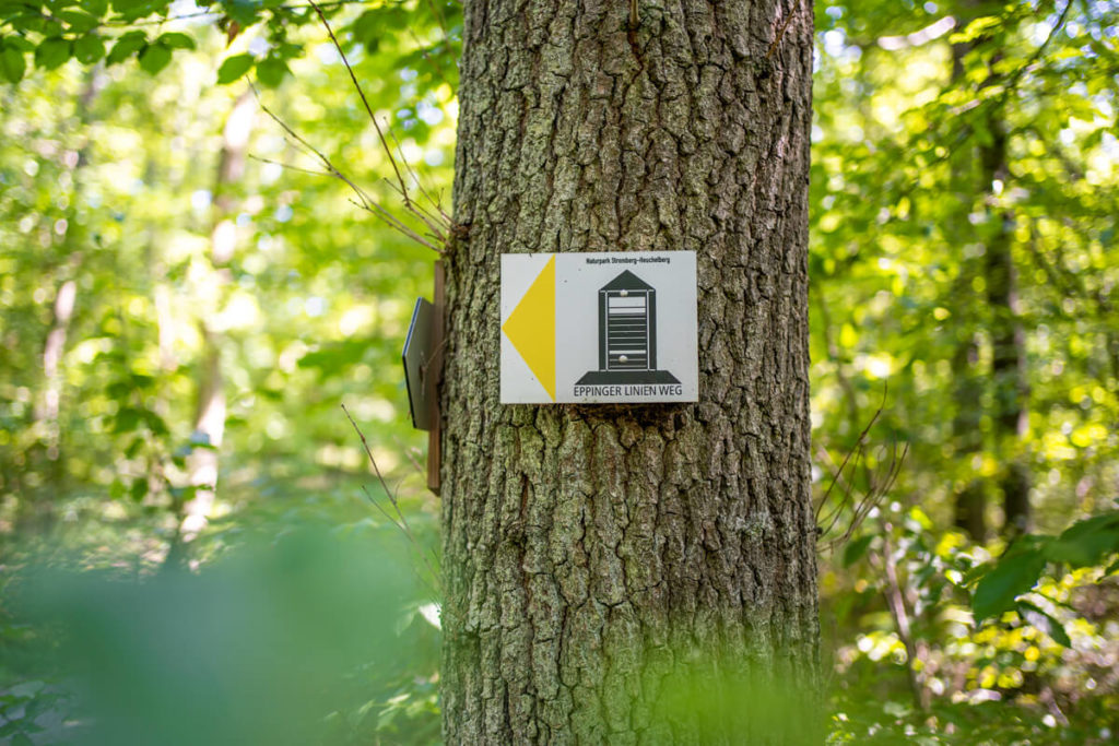 Freiraum Baden-Württemberg Eppinger-Linien-Weg Schild