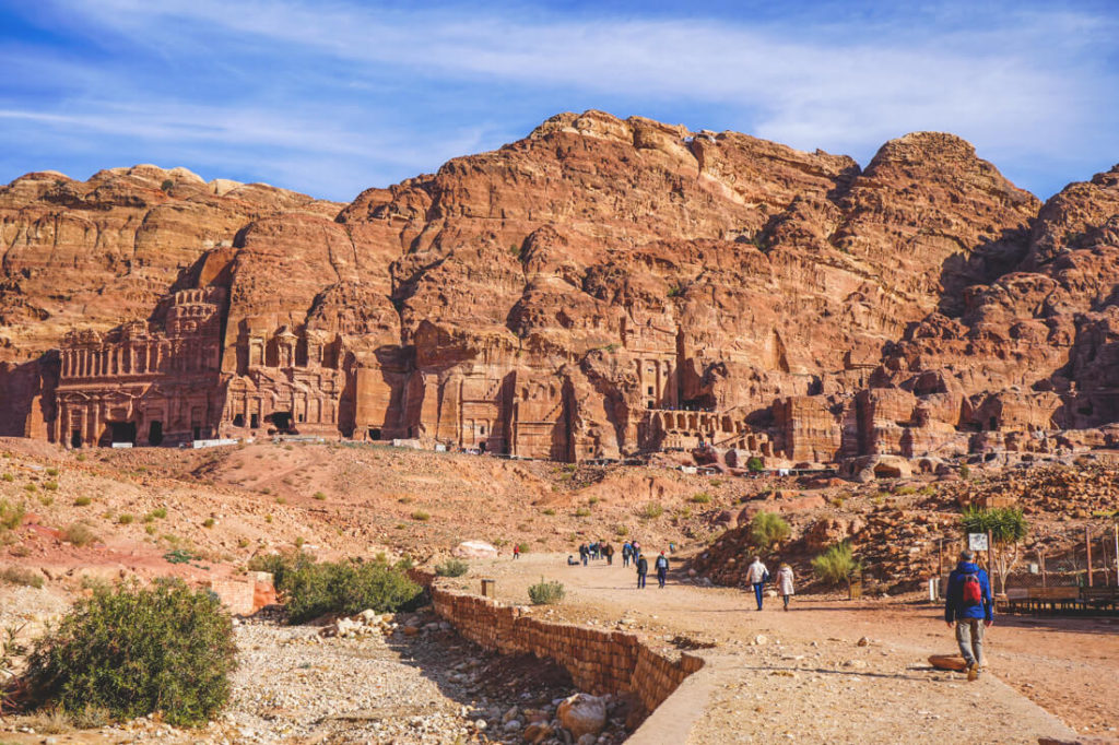 Felsenstadt-Petra-Jordanien-koenigsgraeber