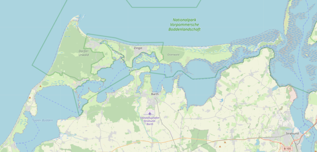 Fischland-Darss-Zingst-Karte