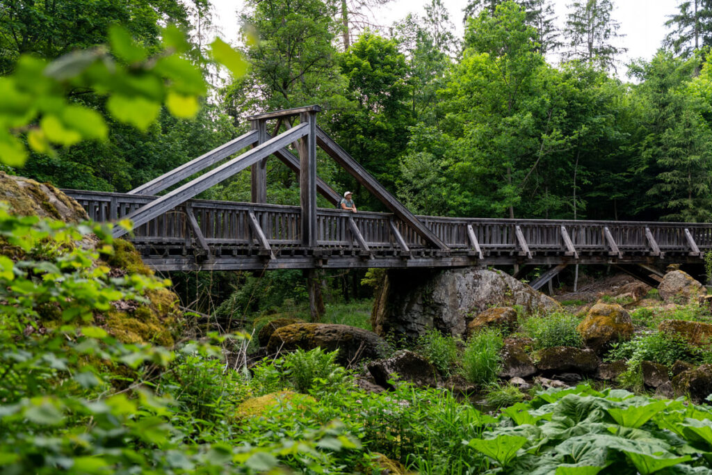 Höllental Wanderung Frankenwald Teufelssteg