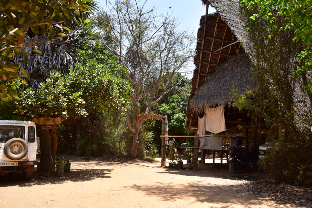 Entrance to Sadhana Forest 