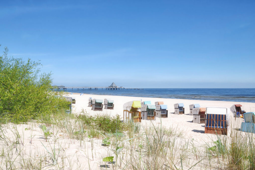 Insel-Usedom-Kaiserbad-Heringsdorf-Strand-Seebruecke