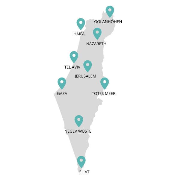 Israel-Reiseblog-Landkarte-Map