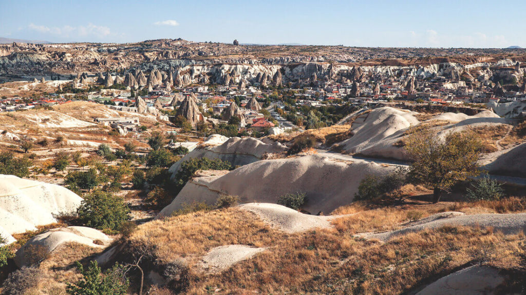 The landscape of Göreme in Cappadocia
