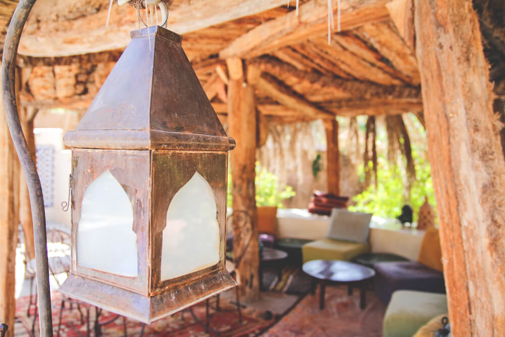 Kasbah-Azul-Agdz-Marokko-Rundreise-Terrasse-Garten