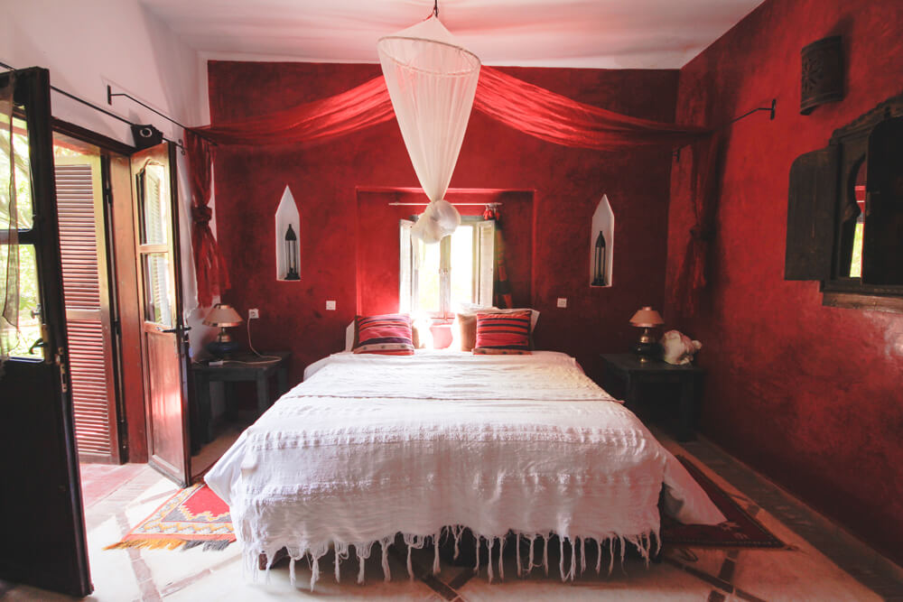 Kasbah-Azul-Agdz-Marokko-Rundreise-Doppelzimmer-Terrasse