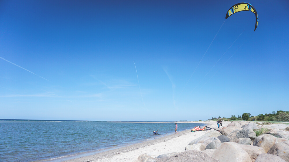 Kiel-Laboe-Seebad-Strand-Windsurfen-Ostsee