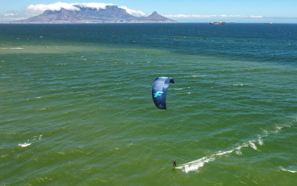 Kitesurf-Kapstadt-Blouberg-Drohne