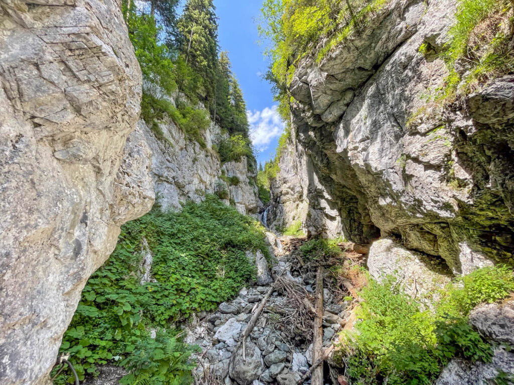 Klettersteig Rongg Wasserfall