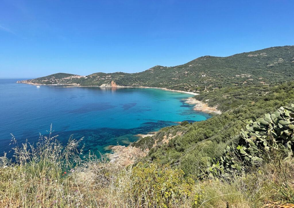 Beach Menasina Corsica Round Trip