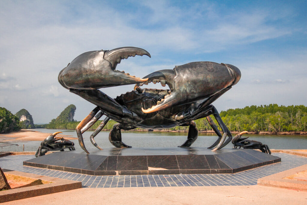 Krabi Town The Mud Crabs Sculpture