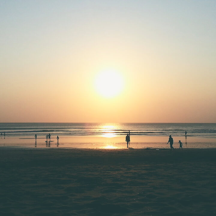 Kuta-Beach-Sunset-Bali-Indonesien