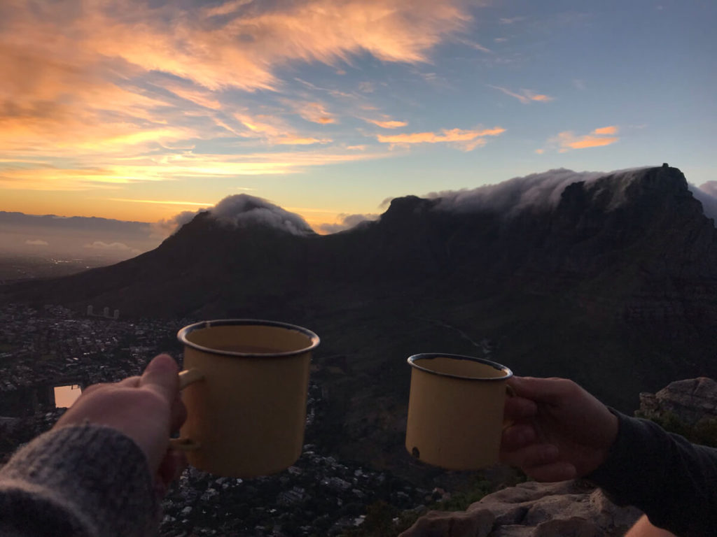 Lions-Head-Suedafrika-Wanderung-Sonnenaufgang