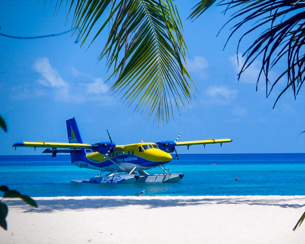 Malediven-Urlaub-Wasserflugzeug-Anreise
