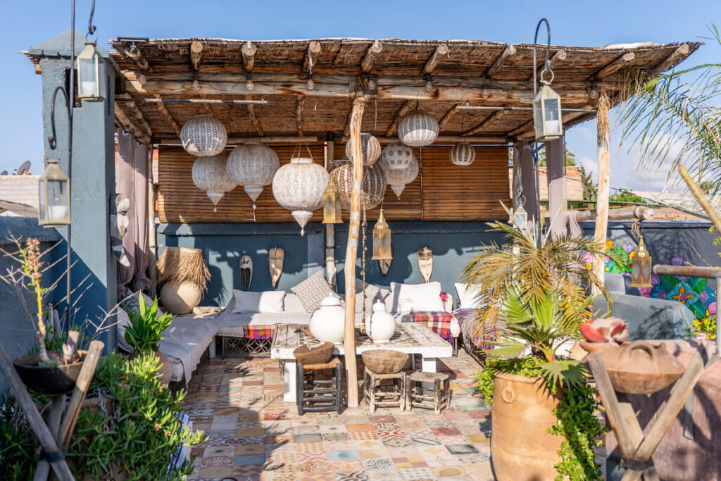 Marrakech Riad Chocolat Roof Terrace