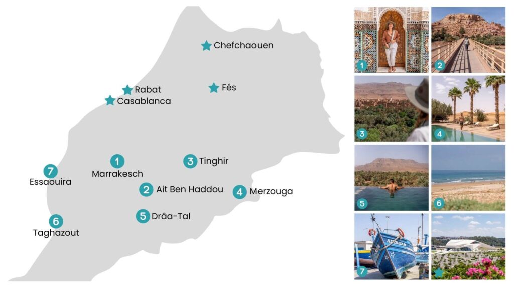Morocco Round Trip 10 Days Itinerary
