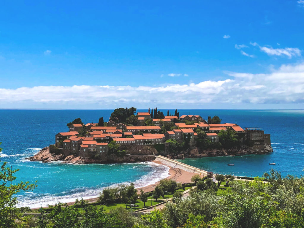 Sights in Montenegro Sveti Stefan Island