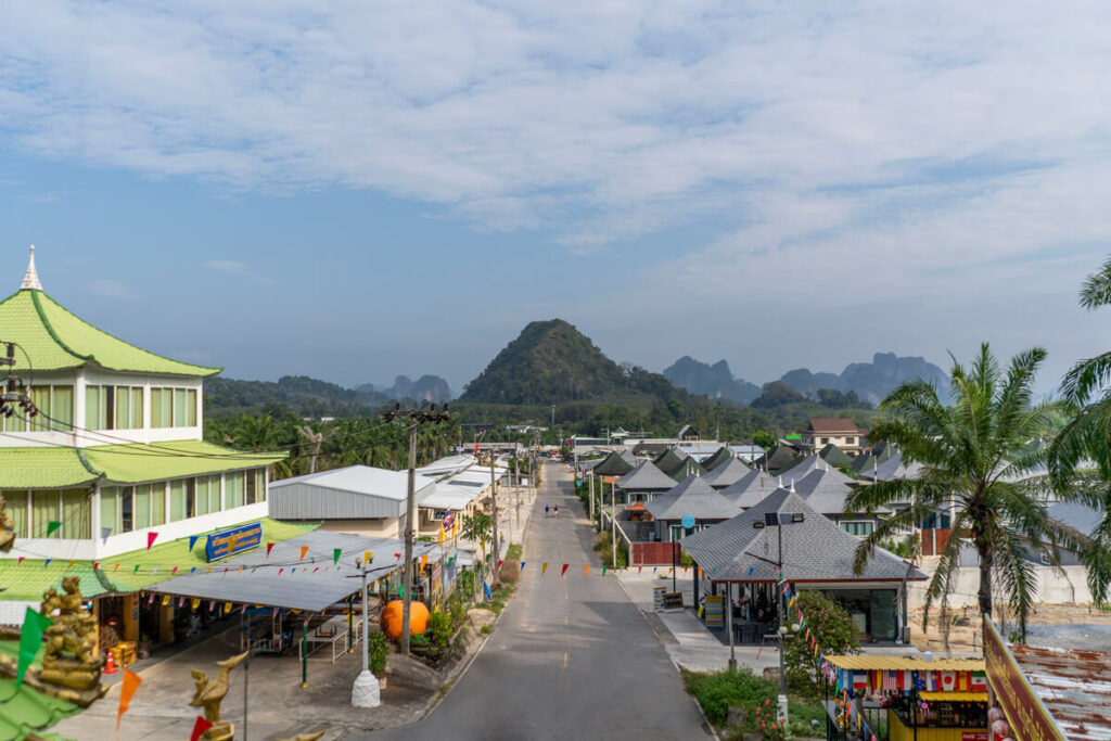 Mountain Buddha Temple View