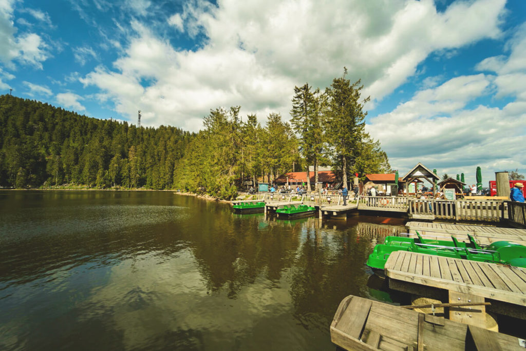 Mummelsee-Baiersbronn-Schwarzwald-Boote