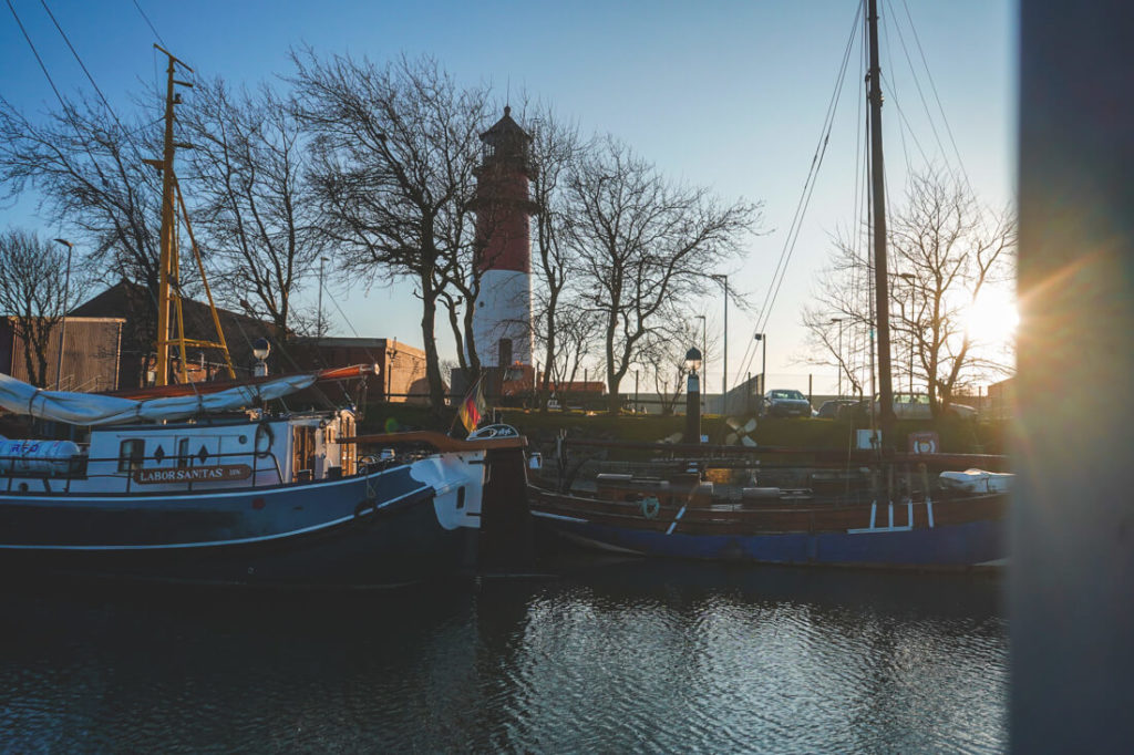 Museumshafen-Buesum-Nordsee-Sonnenuntergang