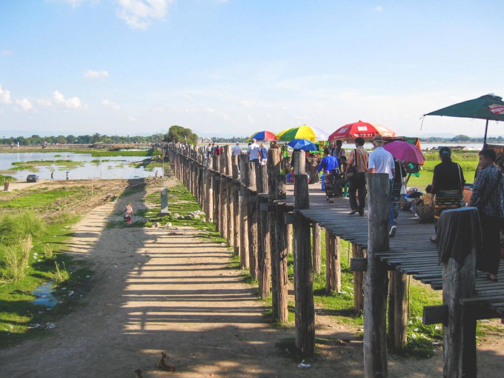 Myanmar-Rundreise-Mandalay-U-Bein-Bruecke