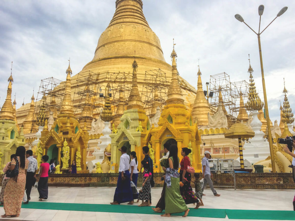Myanmar-Rundreise-Shwedagon-Pagode
