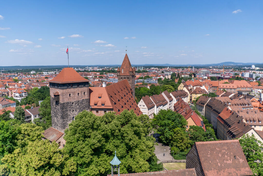 Nürnberg Kaiserburg Aussicht