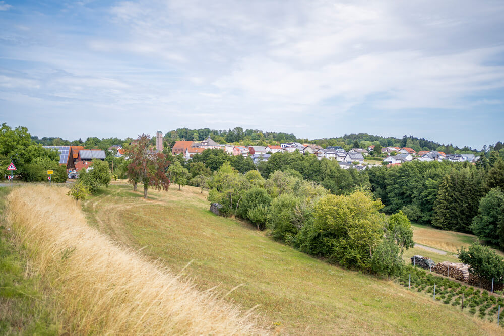 Odenwald-Madonnen-Radweg-Aussicht