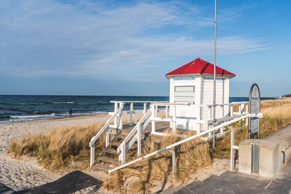 Ostseebad Kuehlungsborn Strandpromenade Ostseeküstenradweg