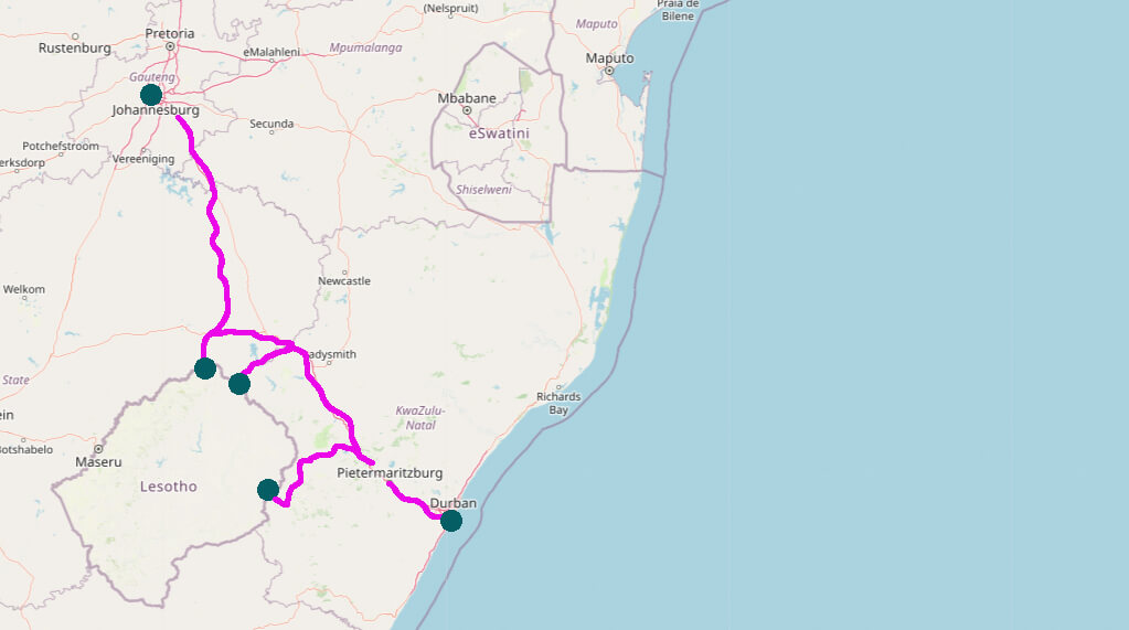 Reiserouten-Suedafrika-Drakensberge